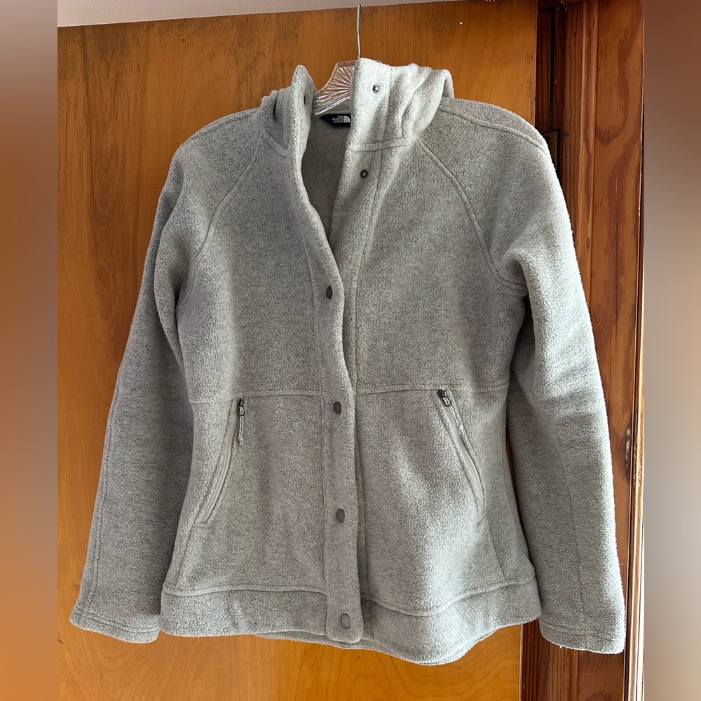 The North Face Light Gray Fleece Jacket